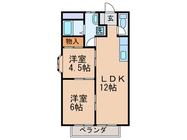 ｴﾙｼｬﾙﾏﾝの物件間取画像